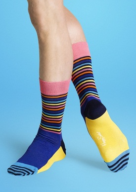 Happy Socks Help to Color Up Dress Shoes | Stuff That I Like